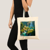 waterval beste moeder ooit tote bag (Voorkant (product))