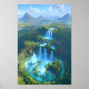 Waterval betoveren poster