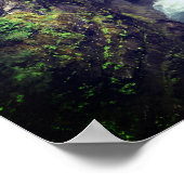 Waterval bij de voet van MT. Rainier Poster (Hoek)