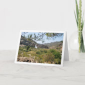 Waterval bij Domeño Viejo, Valencia, Spanje Kaart (Voorkant)