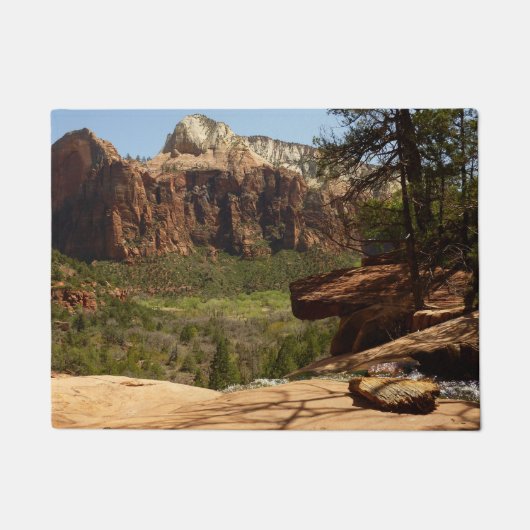 Waterval bij Emerald Pools in Zion National Park Deurmat (Voorkant)
