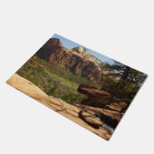Waterval bij Emerald Pools in Zion National Park Deurmat (Schuin)