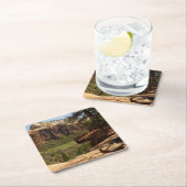 Waterval bij Emerald Pools in Zion National Park Kartonnen Onderzetters (Insitu)