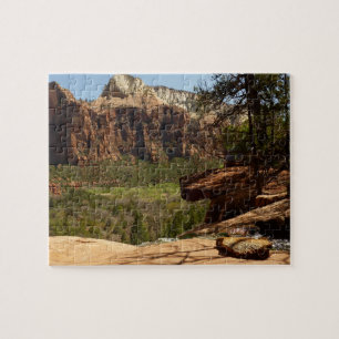 Waterval bij Emerald Pools in Zion National Park Legpuzzel