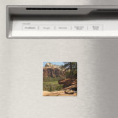 Waterval bij Emerald Pools in Zion National Park Magneet (Insitu (Vaatwasser))