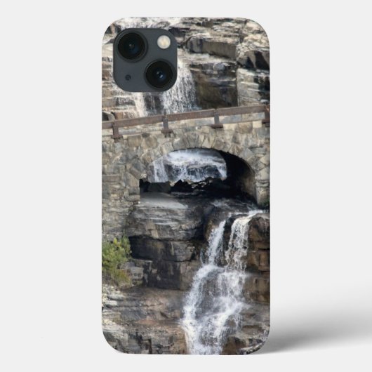 Waterval bij Glacier National Park iPhone Cases (Achterkant)