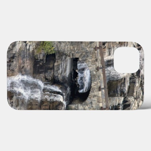 Waterval bij Glacier National Park iPhone Cases (Achterkant (horizontaal))