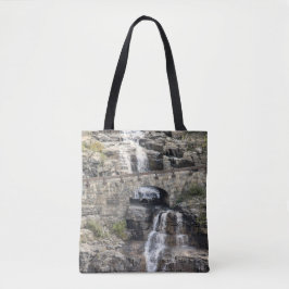 Waterval bij Glacier National Park Tote Bag