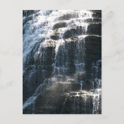Waterval bij Ithaca Herfsten New York Briefkaart (Voorkant)
