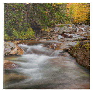 Waterval bij Jefferson Brook, New Hampshire Tegeltje