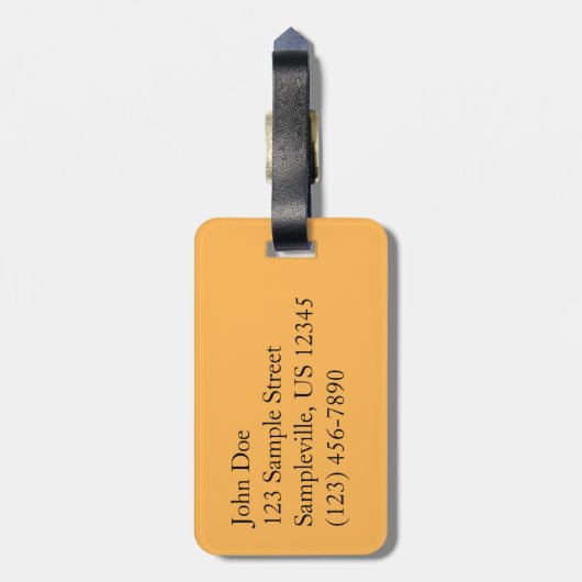 Waterval bij Laurel Hill State Park I Bagagelabel (Achterkant verticaal)