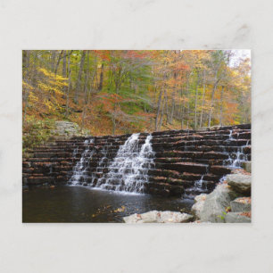 Waterval bij Laurel Hill State Park I Briefkaart