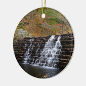 Waterval bij Laurel Hill State Park I Keramisch Ornament (Links)