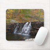 Waterval bij Laurel Hill State Park I Muismat (Met muis)