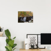 Waterval bij Laurel Hill State Park I Poster (Thuiskantoor)