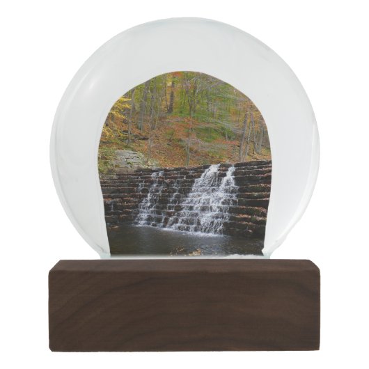 Waterval bij Laurel Hill State Park I Sneeuwbol (Achterkant)