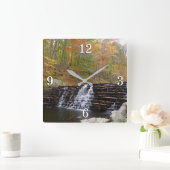 Waterval bij Laurel Hill State Park I Vierkante Klok (Huis)