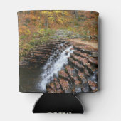 Waterval bij Laurel Hill State Park II Blikjeskoeler (Achterkant)