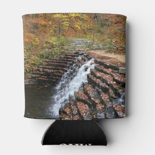 Waterval bij Laurel Hill State Park II Blikjeskoeler (Achterkant)