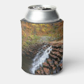 Waterval bij Laurel Hill State Park II Blikjeskoeler (Blikje Achterkant)
