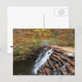 Waterval bij Laurel Hill State Park II Briefkaart (Voorkant / Achterkant)
