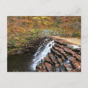 Waterval bij Laurel Hill State Park II Briefkaart