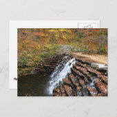 Waterval bij Laurel Hill State Park II Briefkaart (Voorkant / Achterkant)