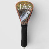 Waterval bij Laurel Hill State Park II Golfheadcover (Voorkant)