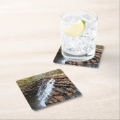 Waterval bij Laurel Hill State Park II Kartonnen Onderzetters (Insitu)