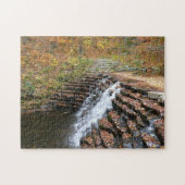 Waterval bij Laurel Hill State Park II Legpuzzel (Horizontaal)