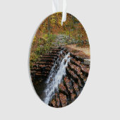 Waterval bij Laurel Hill State Park II Ornament (voorkant)