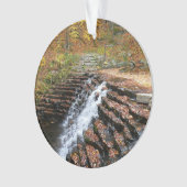 Waterval bij Laurel Hill State Park II Ornament (voorkant)