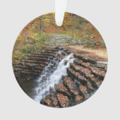 Waterval bij Laurel Hill State Park II Ornament (voorkant)