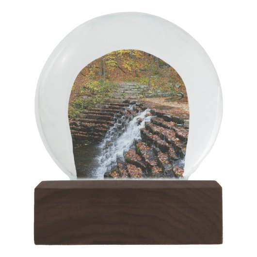 Waterval bij Laurel Hill State Park II Sneeuwbol (Voorkant)