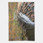 Waterval bij Laurel Hill State Park II Theedoek (Verticaal)