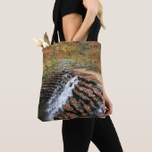 Waterval bij Laurel Hill State Park II Tote Bag (Dichtbij)