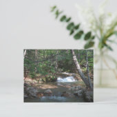Waterval bij Pemigewasset River II Briefkaart (Staand voorkant)