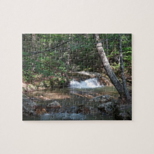 Waterval bij Pemigewasset River II Legpuzzel (Horizontaal)