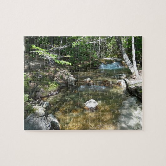 Waterval bij Pemigewasset River III Legpuzzel (Horizontaal)