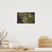 Waterval bij Shanklin uit 'Het eiland Wight Ill' Poster (Keuken)