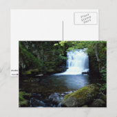 Waterval bij Watersmeet, North Devon, Engeland Briefkaart (Voorkant / Achterkant)