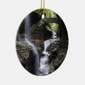 Waterval bij Watkins Glen, NY Keramisch Ornament (Rechts)