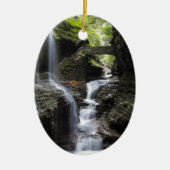 Waterval bij Watkins Glen, NY Keramisch Ornament (Voorkant)