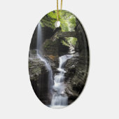 Waterval bij Watkins Glen, NY Keramisch Ornament (Links)