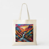 Waterval bij zonsopgang 3 tote bag (Achterkant)