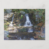 Waterval Bobby McLean Memorial Park, Newland, NC Briefkaart (Voorkant)