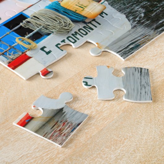 Waterval & boot legpuzzel (Zijkant)