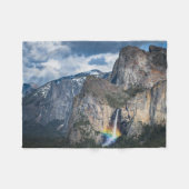 Waterval | Bridal Veil Herfsten Yosemite Californi Fleece Deken (Voorkant (Horizontaal))