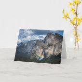 Waterval | Bridal Veil Herfsten Yosemite Californi Kaart (Gele Bloem)