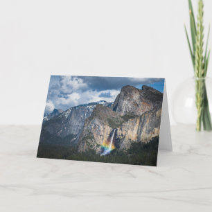 Waterval Bridal Veil Herfsten Yosemite Californi Kaart